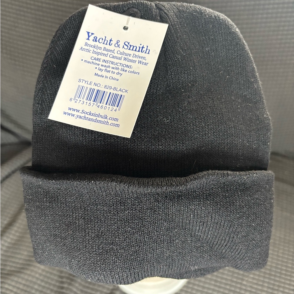 Yacht & Smith Charcoal Knit Beanie